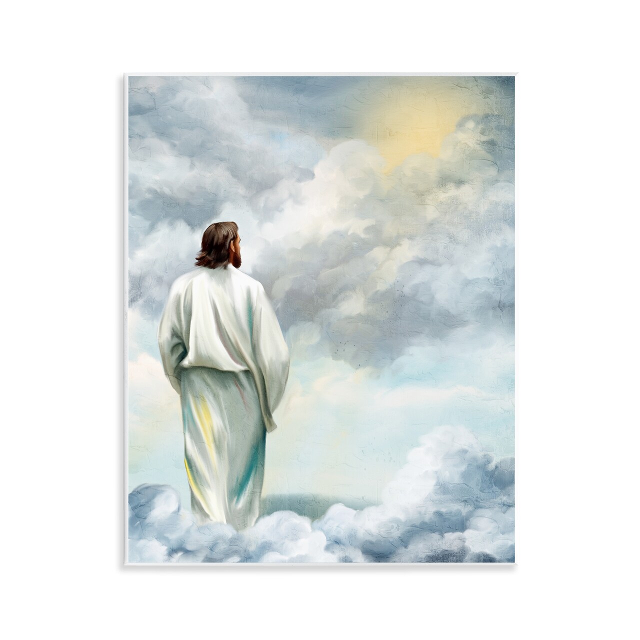 Stupell Industries In The Clouds Religious Figure Wall Plaque By Kim Allen